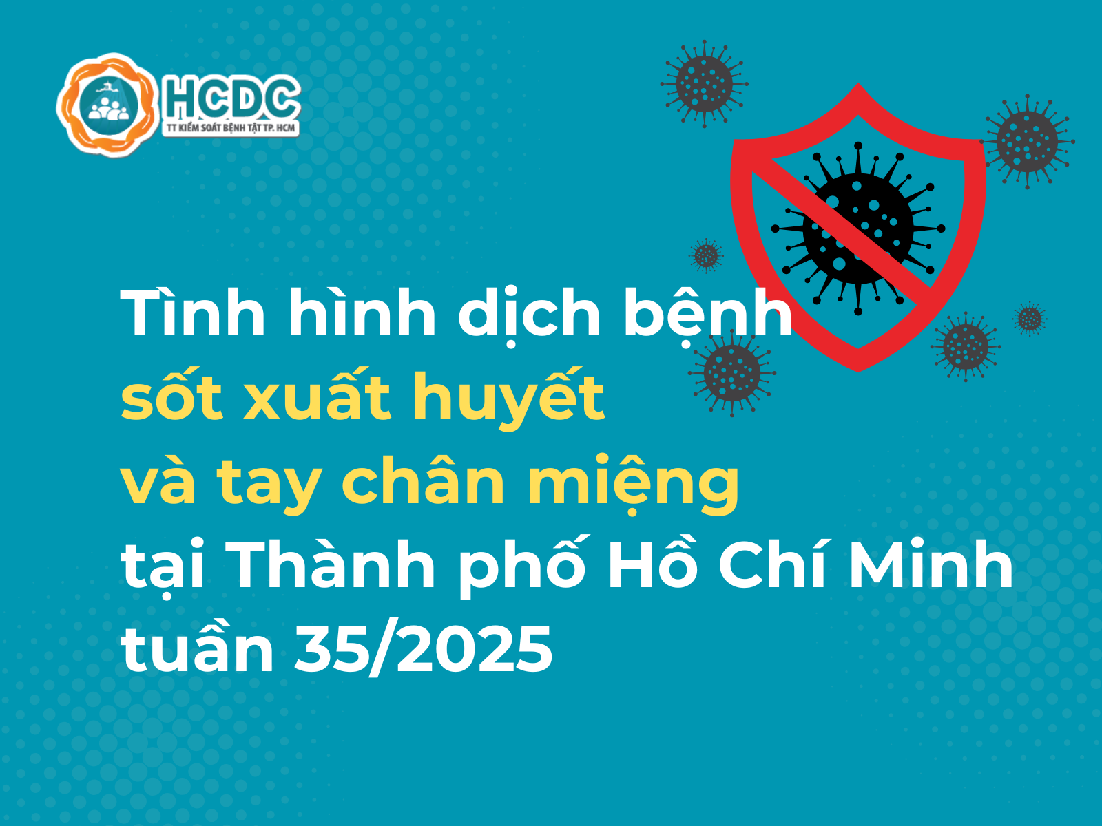 Tình hình dịch bệnh sốt xuất huyết và tay chân miệng trên địa bàn Thành phố Hồ Chí Minh tính đến tuần 35/2025