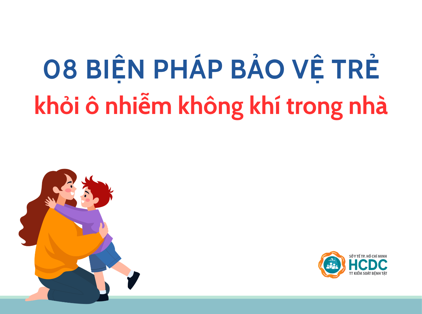 08 biện pháp bảo vệ trẻ khỏi ô nhiễm không khí trong nhà