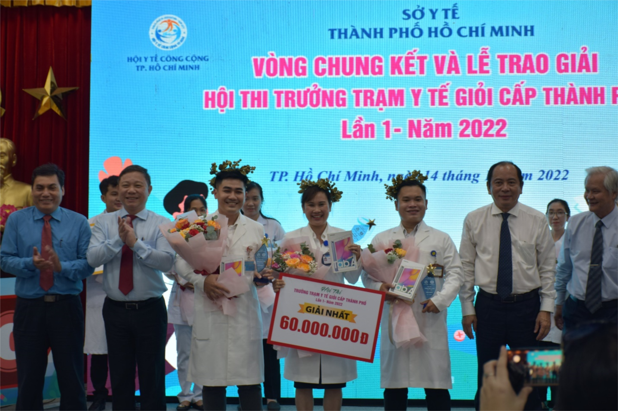 3 bác sĩ trẻ xuất sắc giành Giải Nhất “Trưởng trạm y tế giỏi cấp Thành phố”