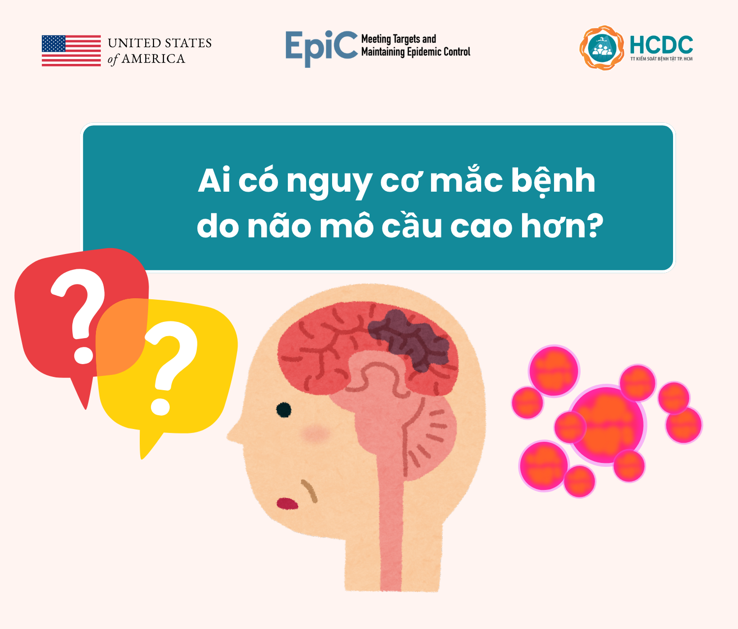 Ai có nguy cơ mắc bệnh do não mô cầu cao hơn?