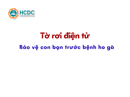 Bảo vệ con bạn trước bệnh ho gà