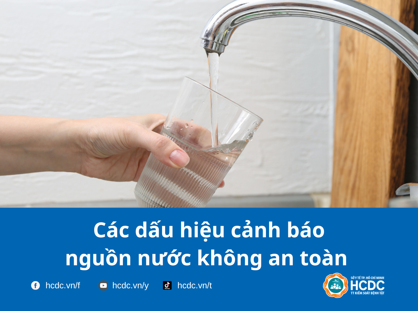 Các dấu hiệu cảnh báo nguồn nước không an toàn
