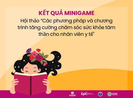 Chăm sóc sức khỏe tâm thần: Kết quả minigame dành cho nhân viên y tế