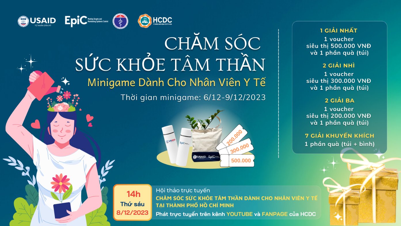 Chăm sóc sức khỏe tâm thần: Minigame dành cho nhân viên y tế