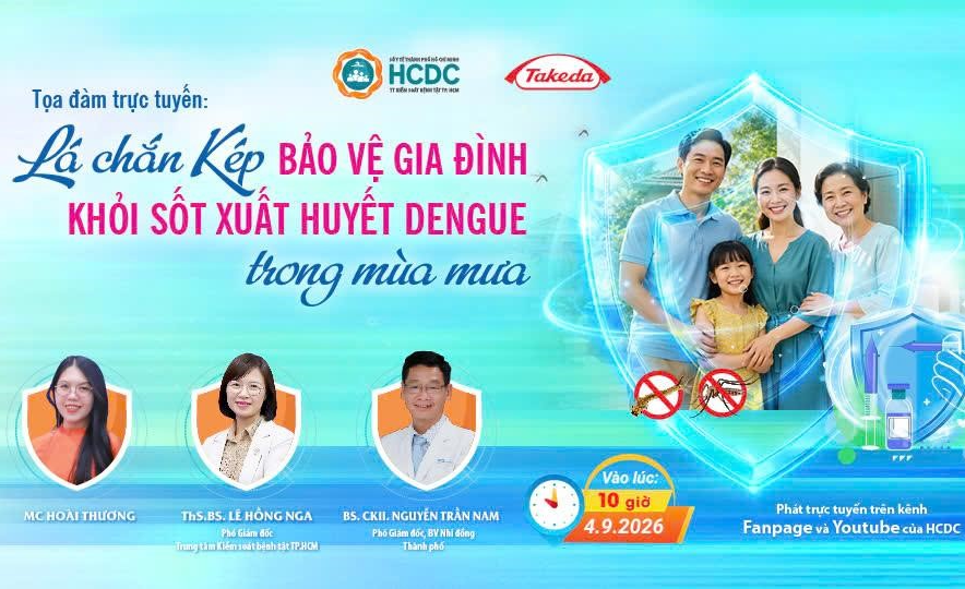 Đếm ngược 2 giờ để tìm hiểu về lá chắn kép phòng bệnh sốt xuất huyết