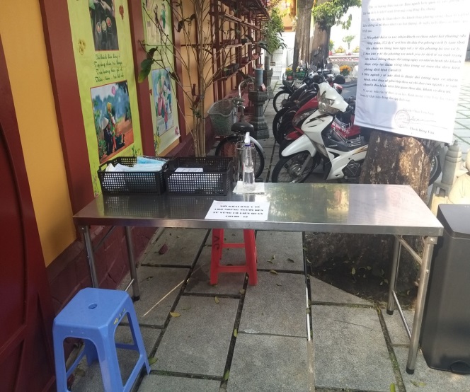 Ghi nhận Chùa Viên Giác thực hiện tốt các hướng dẫn phòng, chống dịch COVID-19