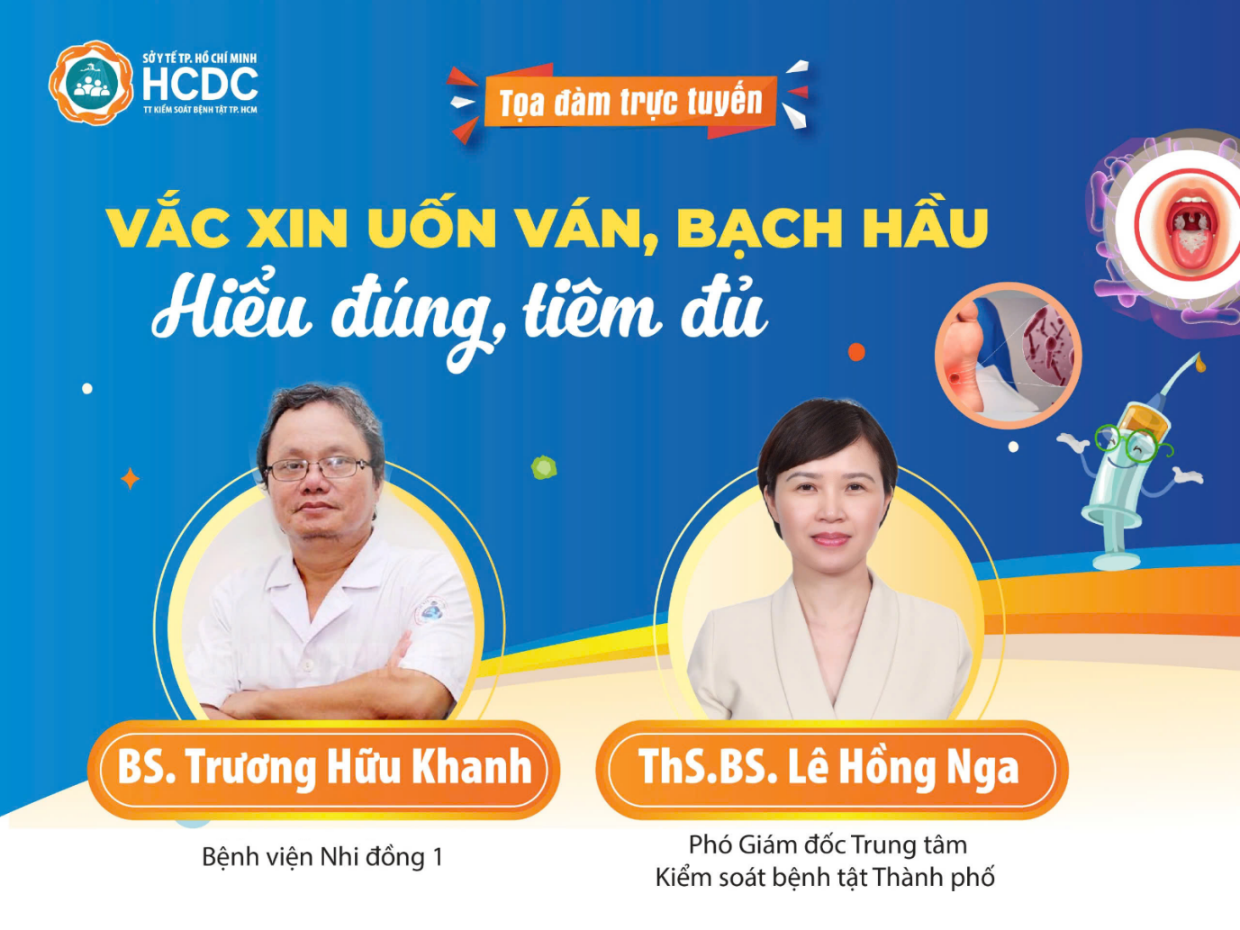 Giải pháp tăng cường miễn dịch phòng bệnh uốn ván, bạch hầu cho trẻ