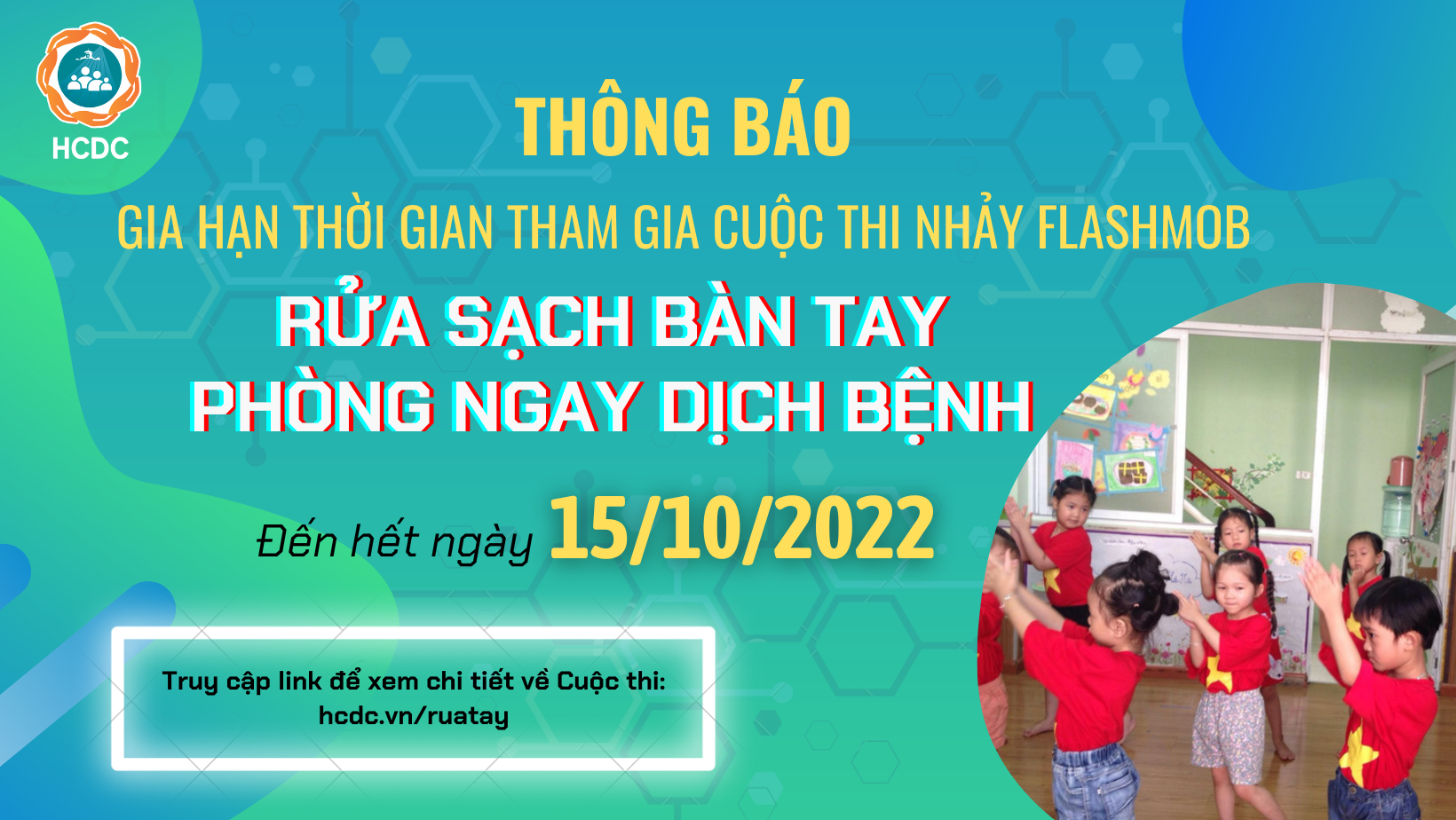HCDC: Gia hạn thời gian tham gia cuộc thi nhảy Flashmob “Rửa sạch bàn tay - Phòng ngay dịch bệnh”