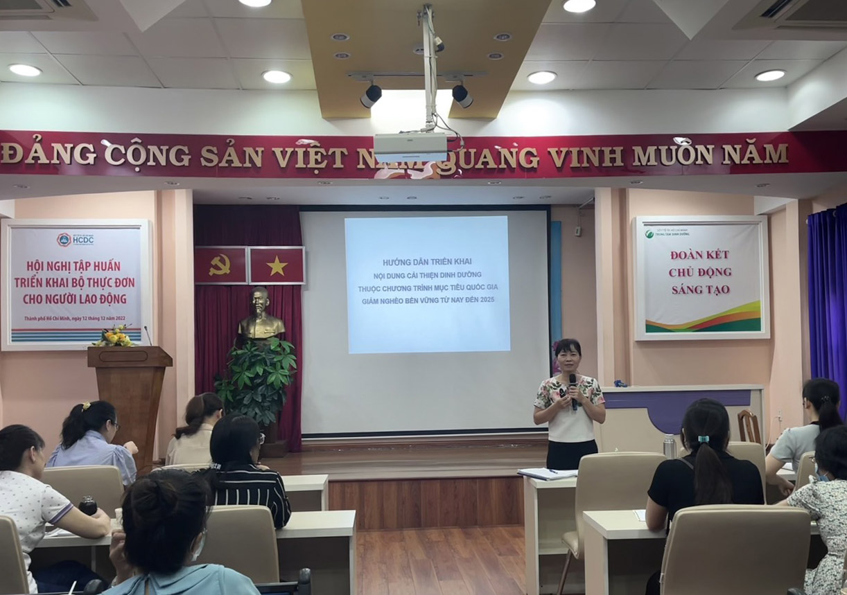 HCDC: Tập huấn triển khai hoạt động can thiệp dinh dưỡng thuộc Chương trình mục tiêu quốc gia giảm nghèo bền vững