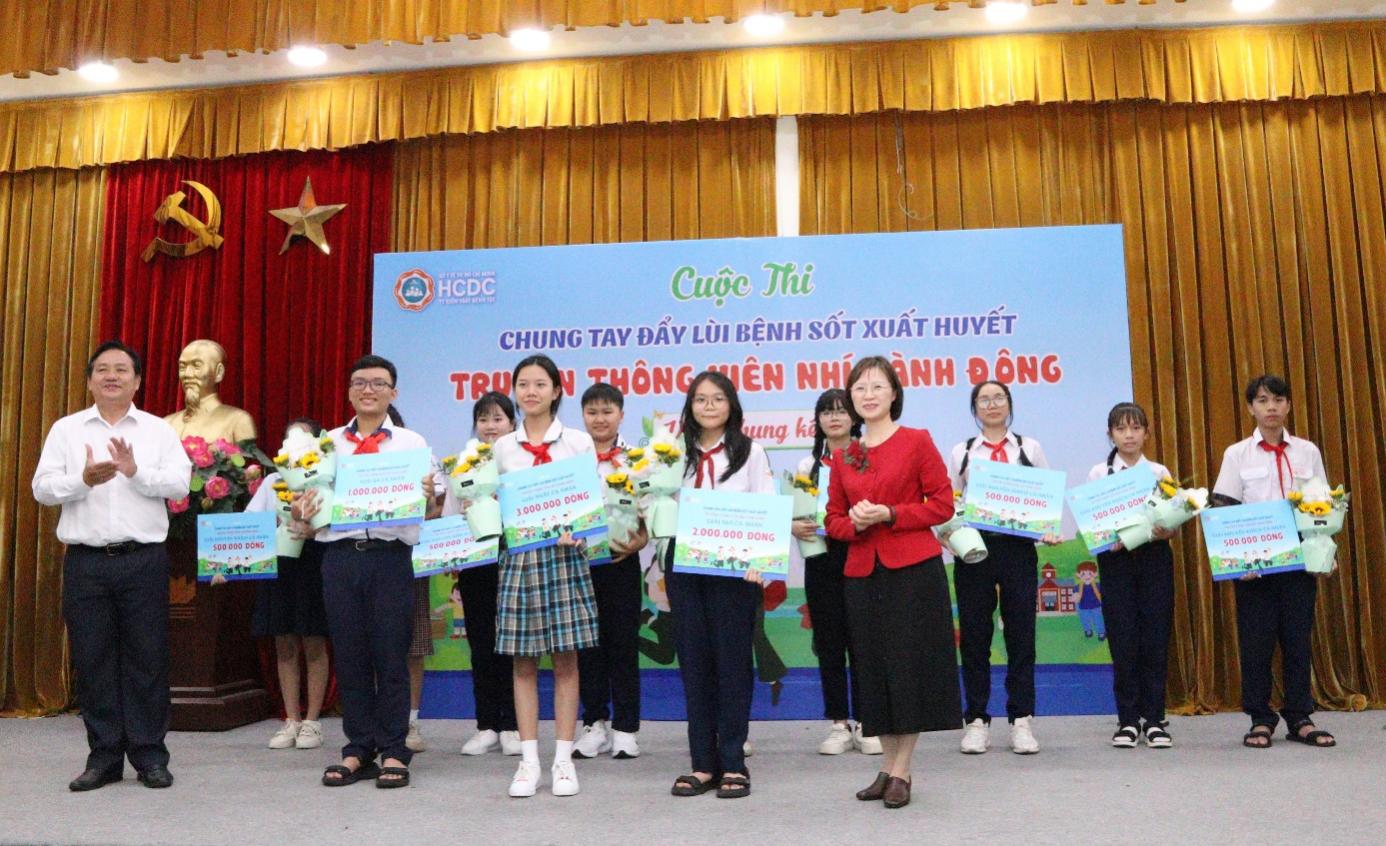 HCDC: Vinh danh những truyền thông viên nhí xuất sắc trong phòng, chống bệnh sốt xuất huyết