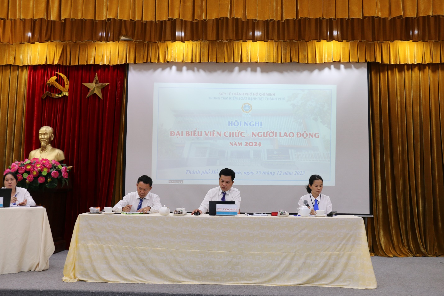 Hội nghị đại biểu viên chức, người lao động Trung tâm Kiểm soát bệnh tật thành phố năm 2024
