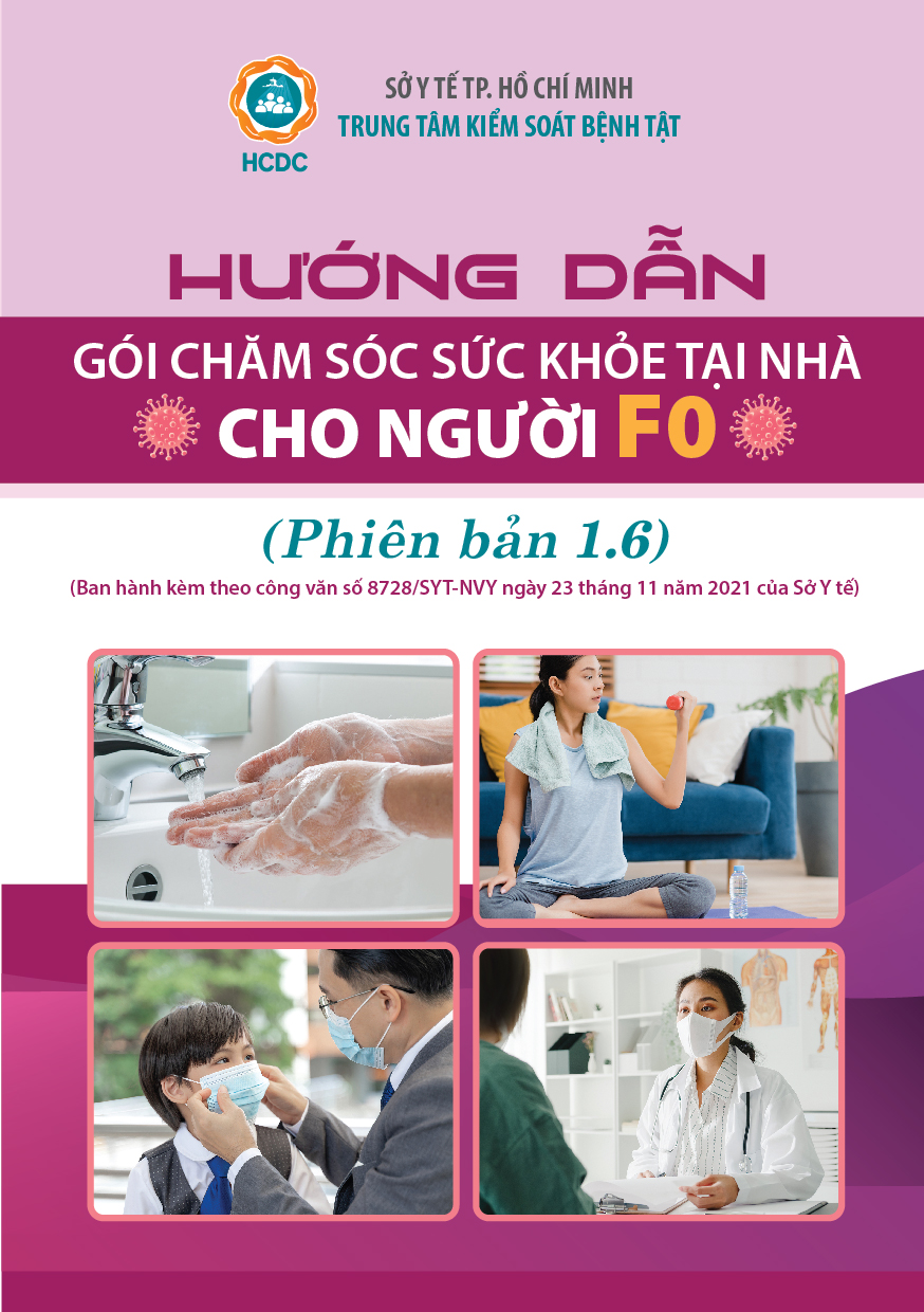 Hướng dẫn gói chăm sóc sức khỏe tại nhà cho người F0 (phiên bản 1.6)