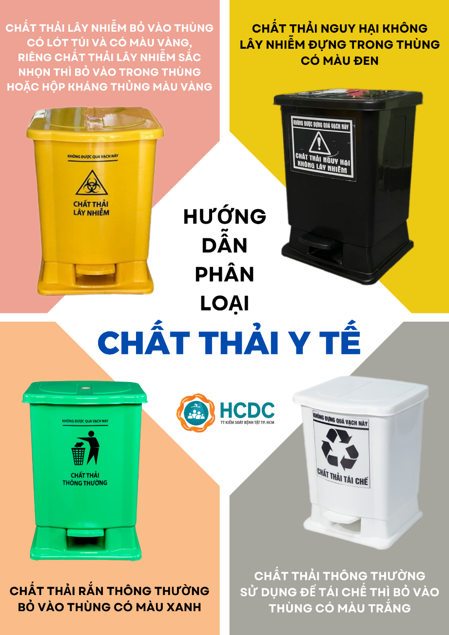 Hướng dẫn phân loại chất thải y tế đúng cách