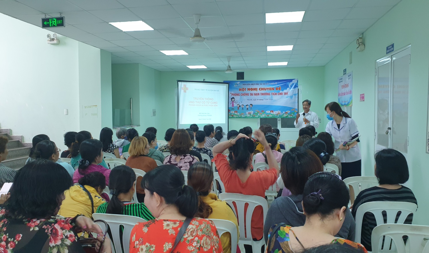 Huyện Nhà Bè: Tổ chức khám tầm soát Ung thư cổ tử cung