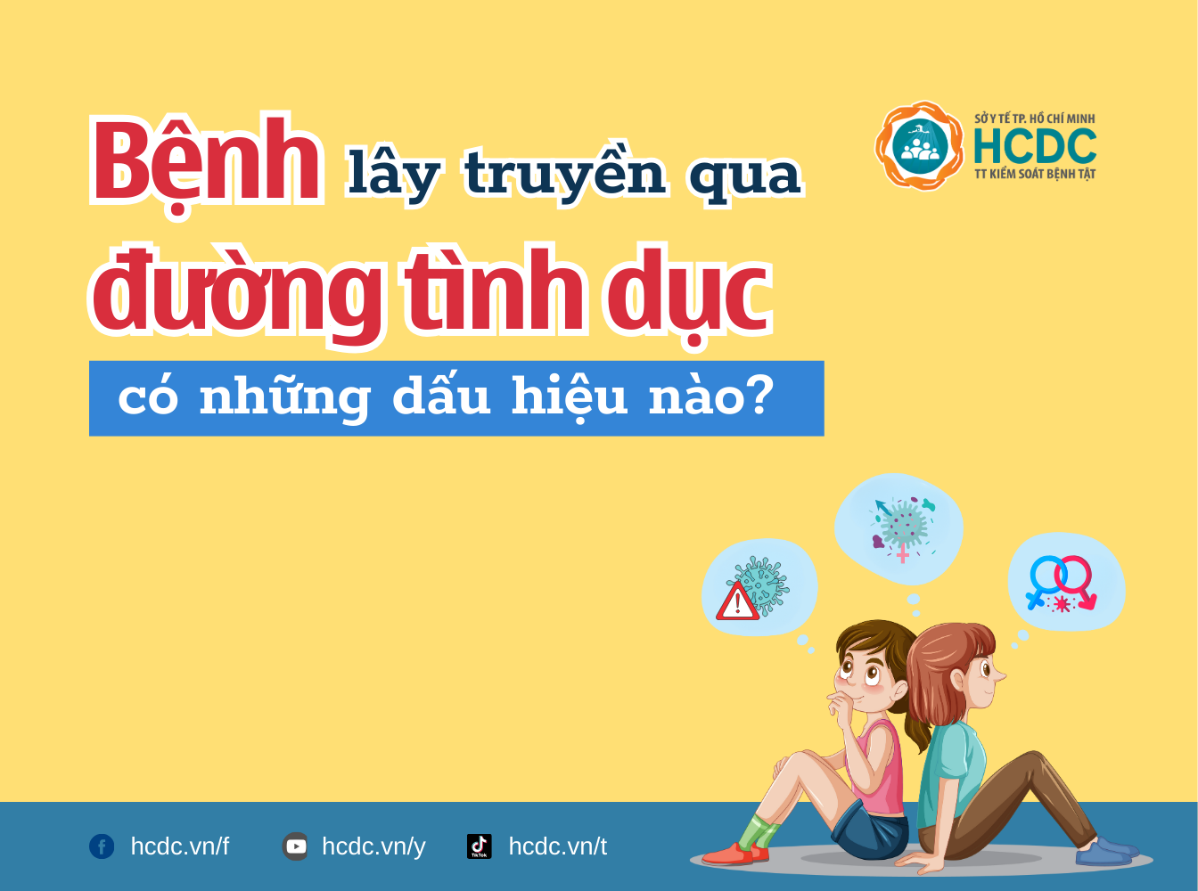 [Infographic] Bệnh lây truyền qua đường tình dục có những dấu hiệu nào?