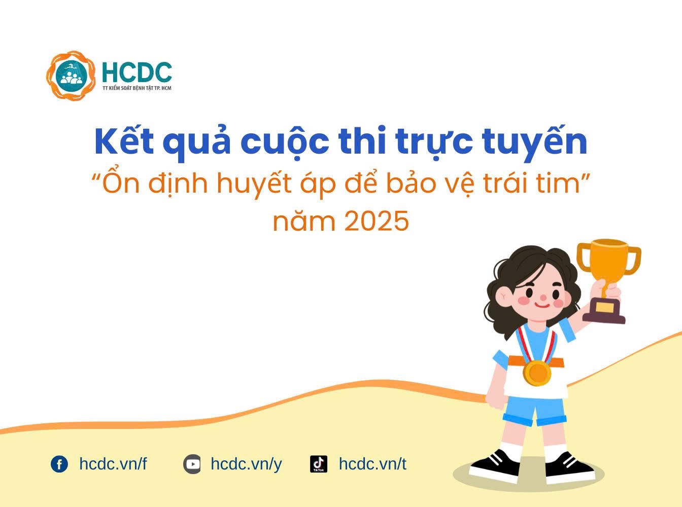 Kết quả cuộc thi trực tuyến “Ổn định huyết áp để bảo vệ trái tim” năm 2025