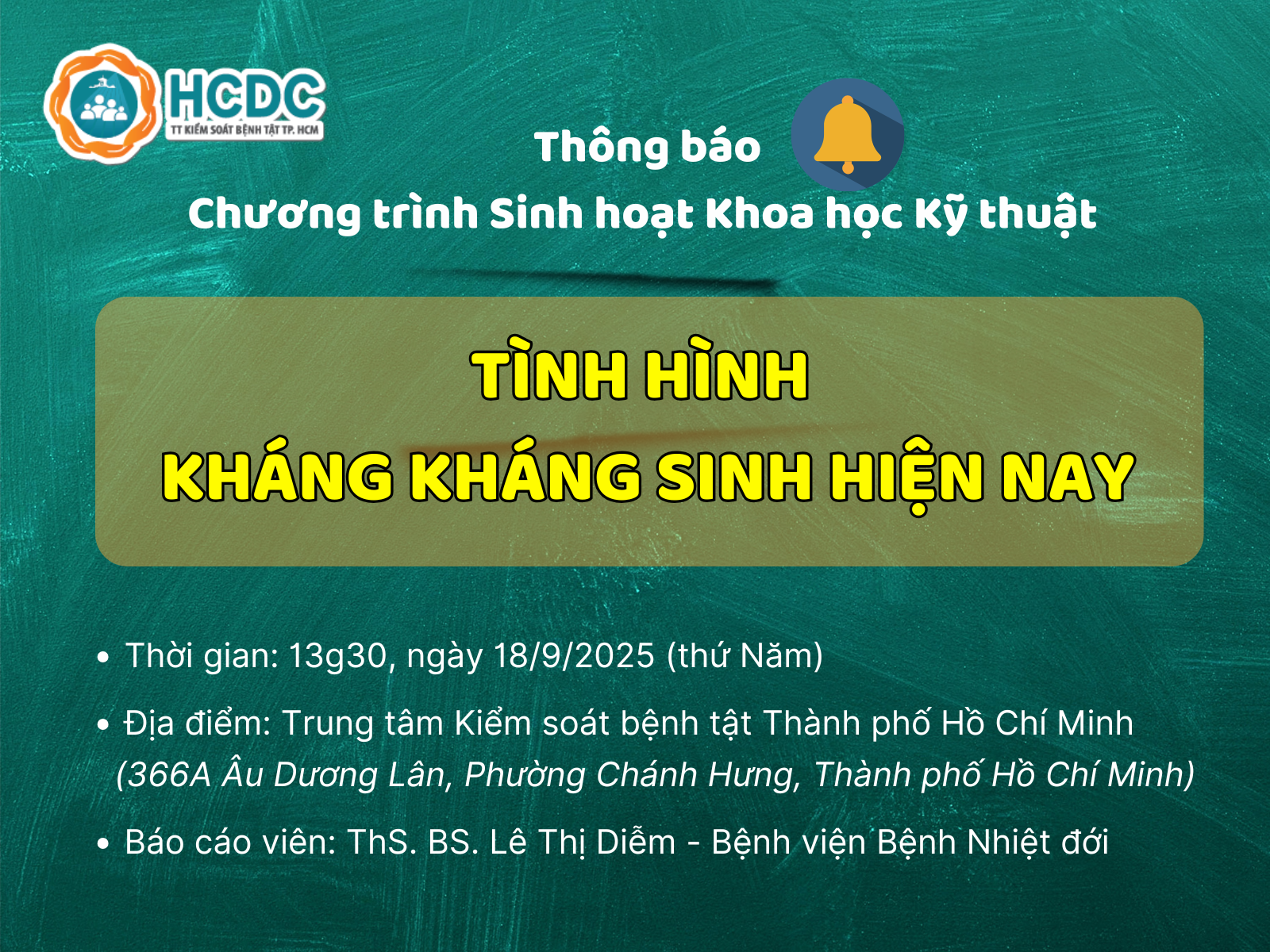 Kháng thuốc – mối đe dọa sức khỏe toàn cầu