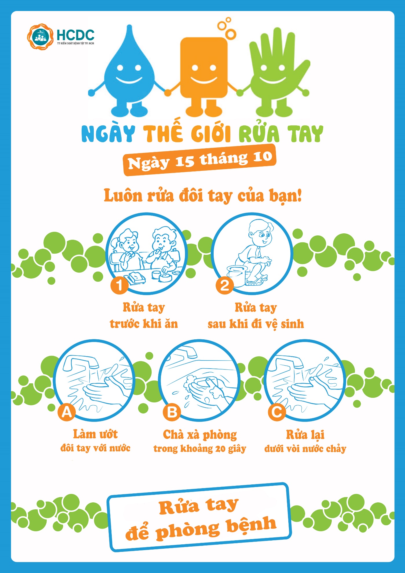 Ngày Thế giới rửa tay năm 2021: “Tương lai của chúng ta đang ở trong tầm tay - Cùng nhau tiến lên”