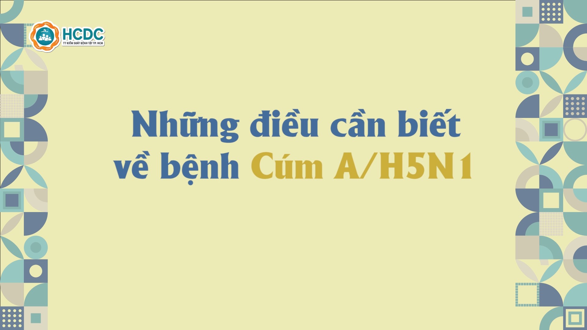 Những điều cần biết về bệnh Cúm A/H5N1