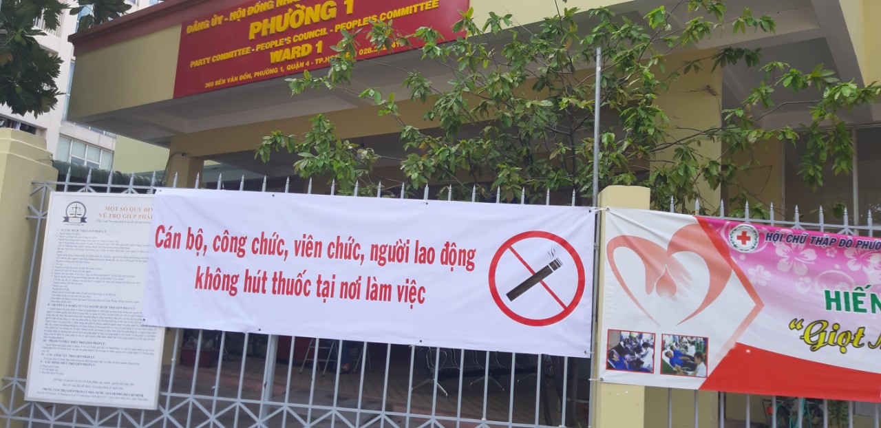 Quận 4 tổ chức các hoạt động hưởng ứng ngày thế giới không thuốc lá 31/5/2020