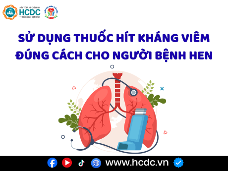 Sử dụng thuốc hít kháng viêm đúng cách cho người bệnh Hen