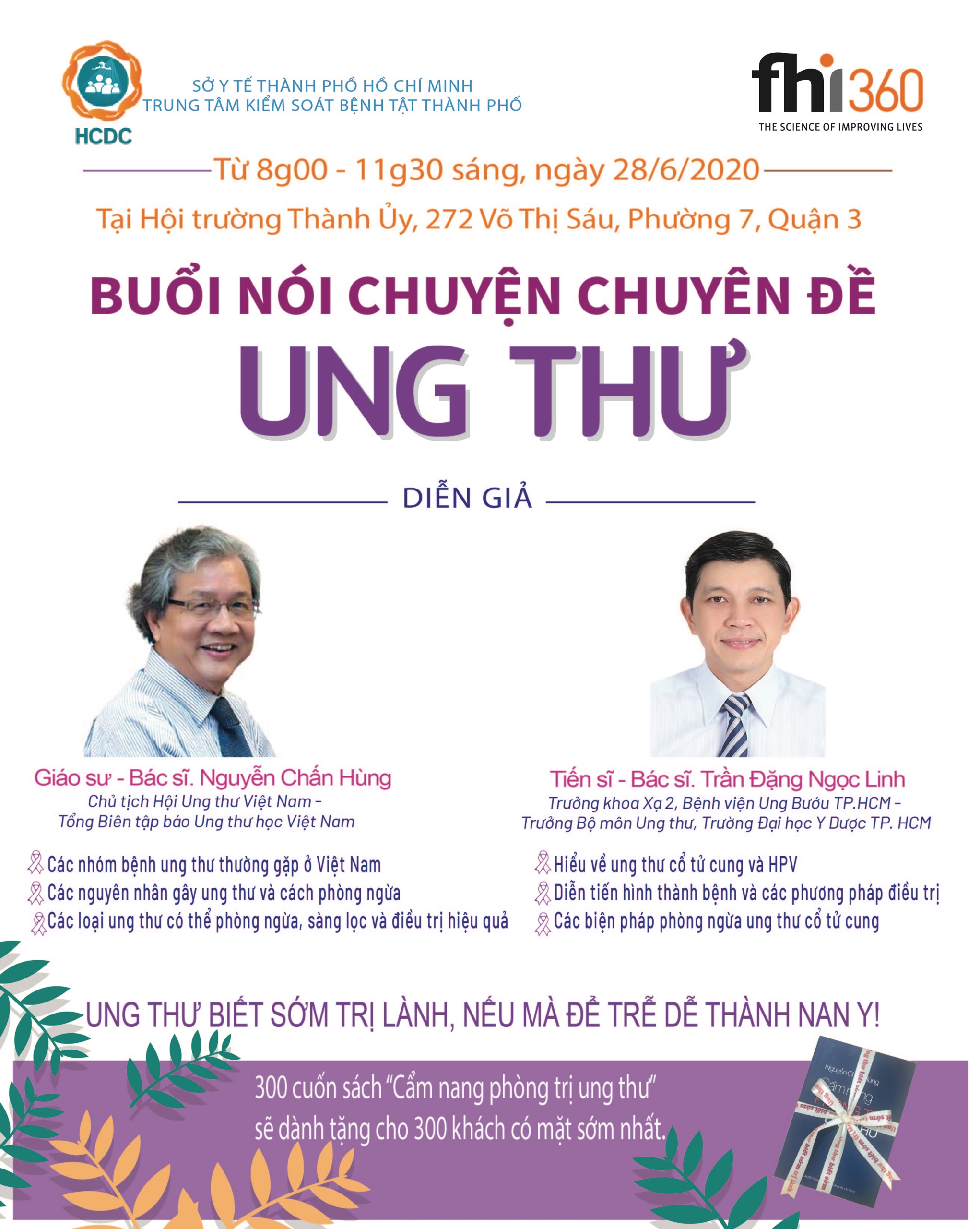 TP. HCM: tổ chức sự kiện truyền thông phòng chống bệnh Ung thư cổ tử cung