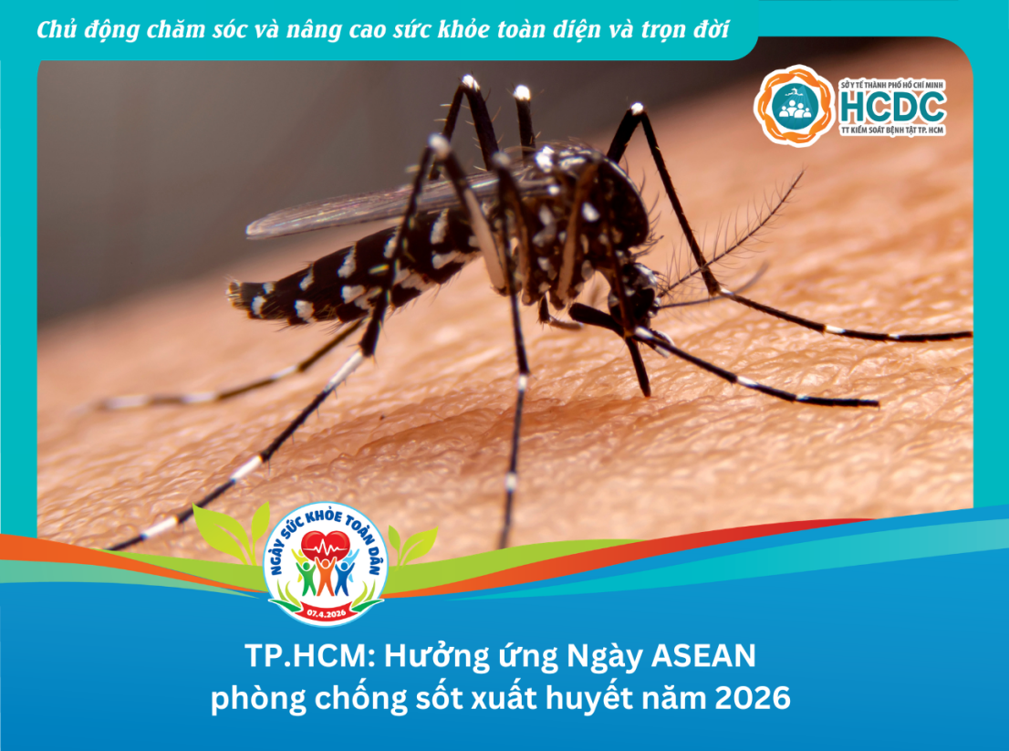 TP.HCM: Hưởng ứng Ngày ASEAN phòng chống sốt xuất huyết năm 2026