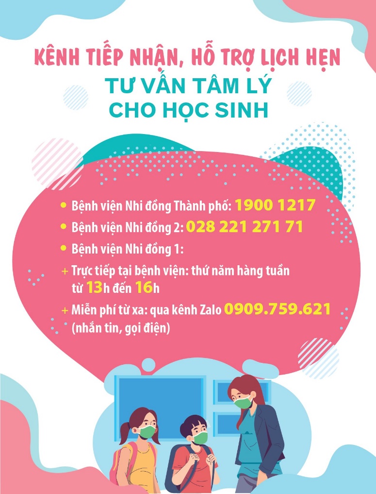 TP.HCM: Triển khai kênh tiếp nhận tư vấn khủng hoảng tâm lý cho học sinh
