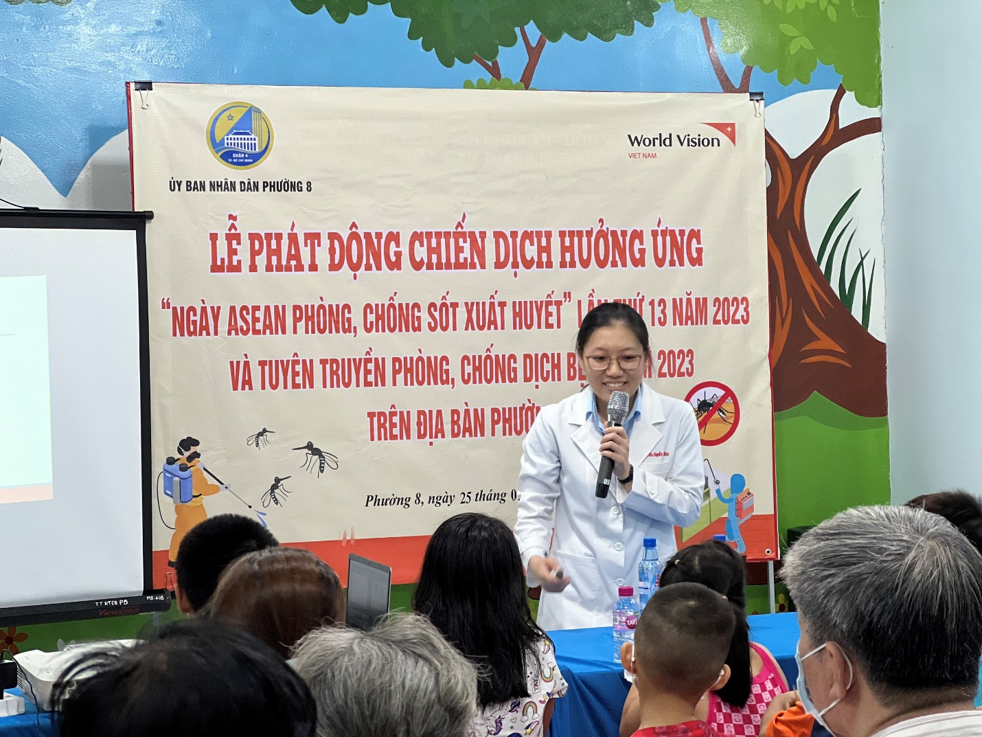 Trạm Y tế phường 8 quận 4 tổ chức truyền thông phòng, chống Sốt xuất huyết