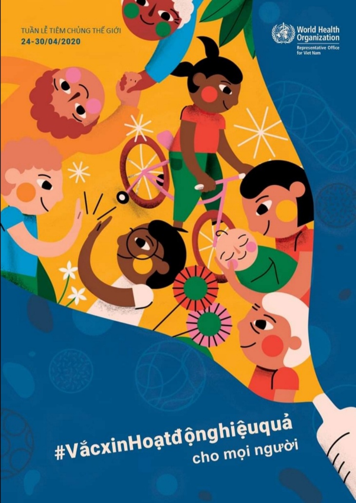 Tuần lễ tiêm chủng 2020: Vắc-xin hoạt động hiệu quả cho tất cả mọi người