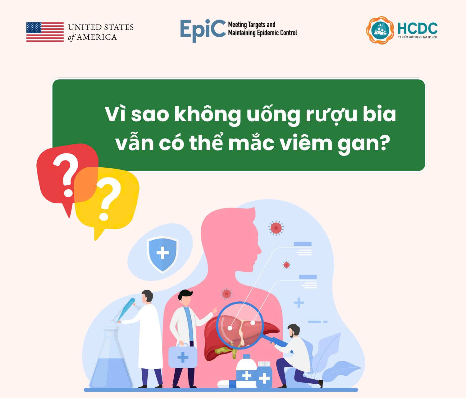 Vì sao không uống rượu bia vẫn có thể mắc viêm gan?